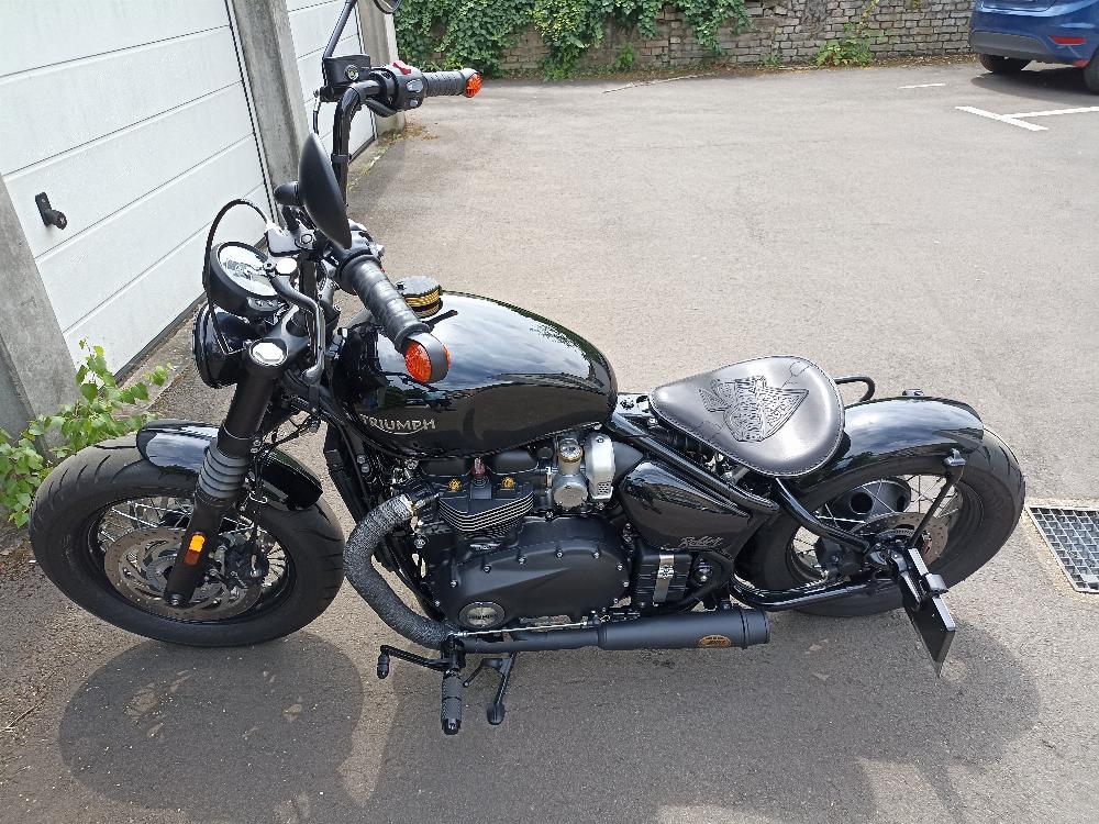 Motorrad verkaufen Triumph Bonneville Bobber Black Ankauf